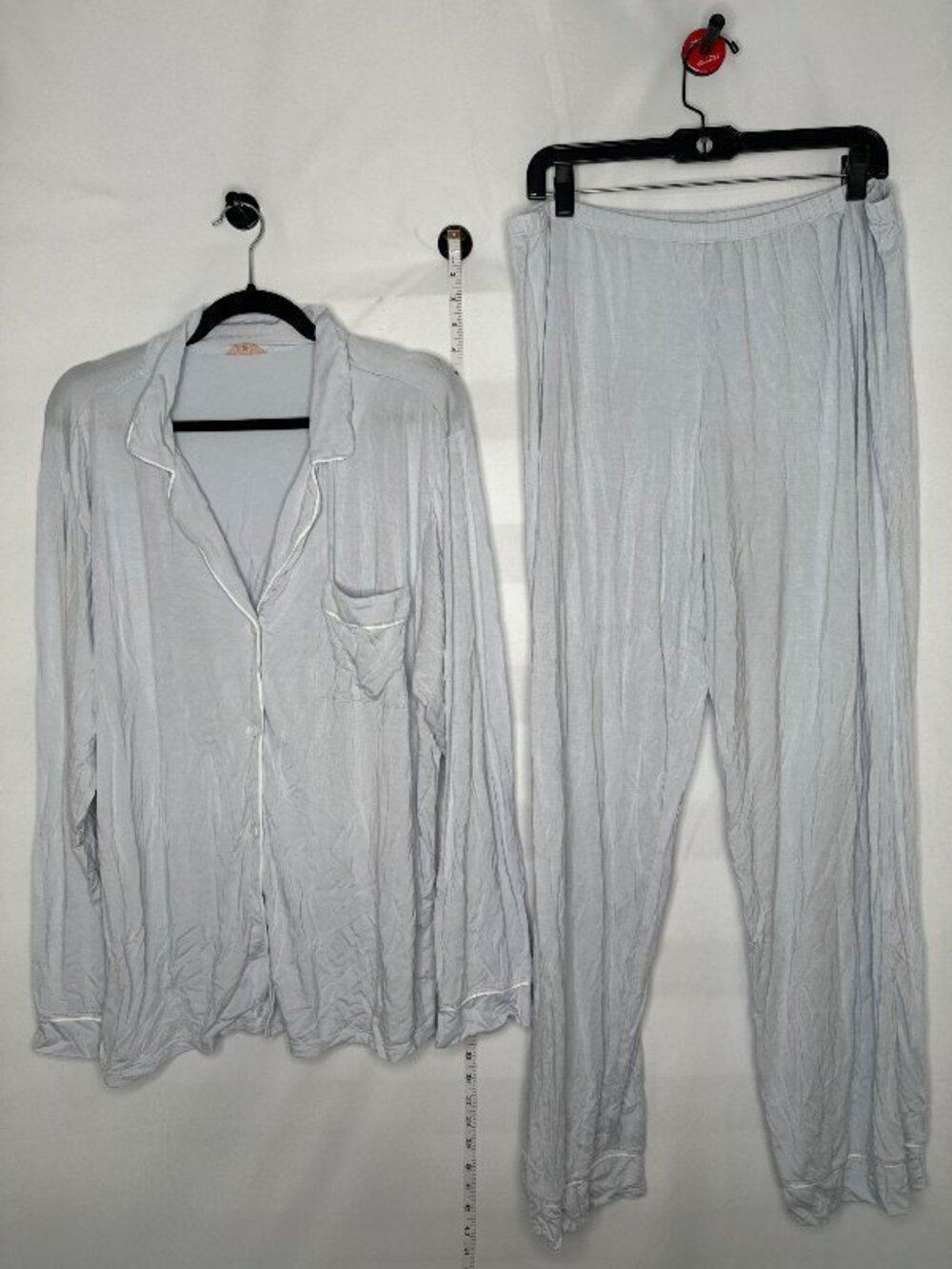 Eberjey Gisele Long PJ Set XL Sleepwear Loungewear Pajamas Modal Cozy Classic